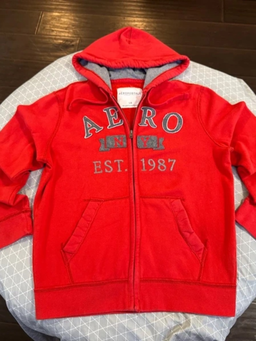 Y2K Est. 1987 Aeropostale zip-up hoodie